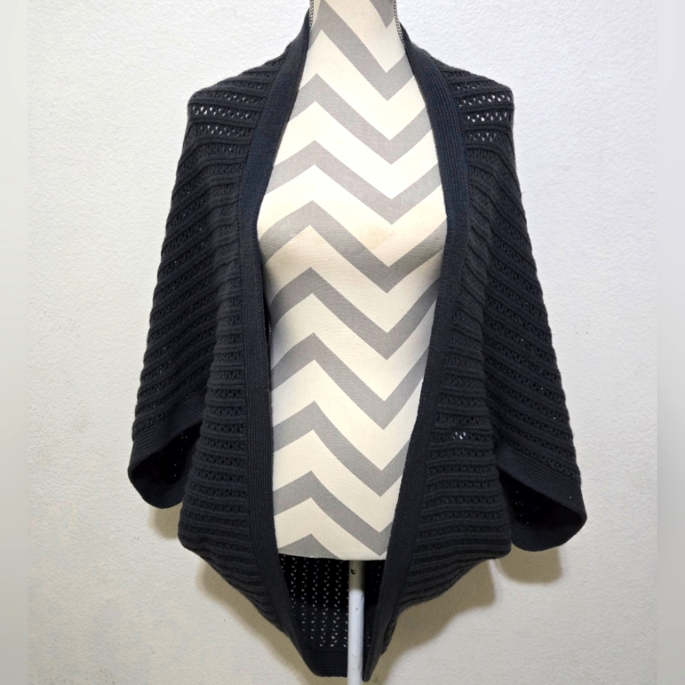 JOIE Cardigan Knit Sweater Cocoon Style Cashmere Wool Blend Gray XS